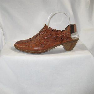 Rieker Sina Slip on Leather Bootie - Size 10 - Gently Worn